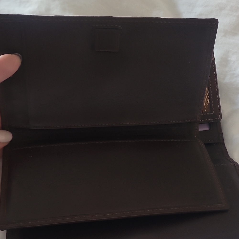 Coach Brown Patterned Wallet Set - image 5